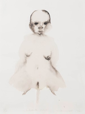 Lot 60 - Marlene Dumas, b.1953 South Africa, Waterende Vrouw