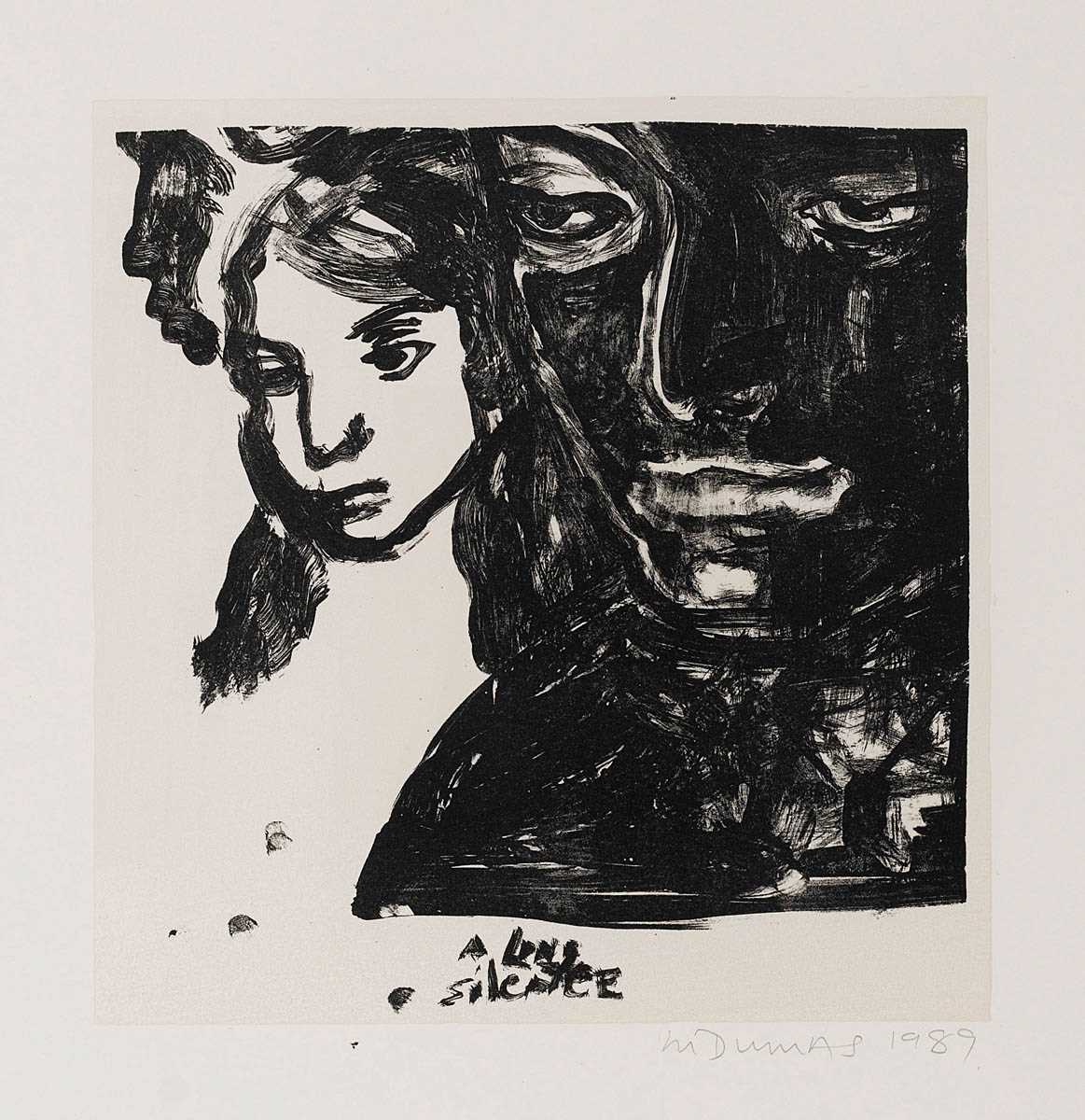 Lot 61 - Marlene Dumas, b.1953 South Africa, A Long Silence