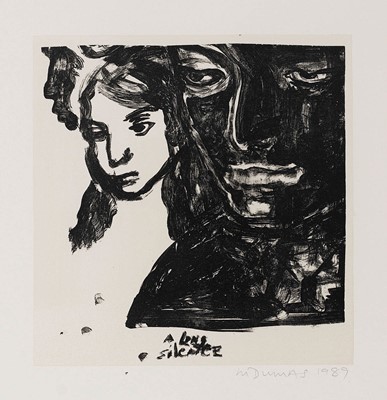 Lot 61 - Marlene Dumas, b.1953 South Africa, A Long Silence