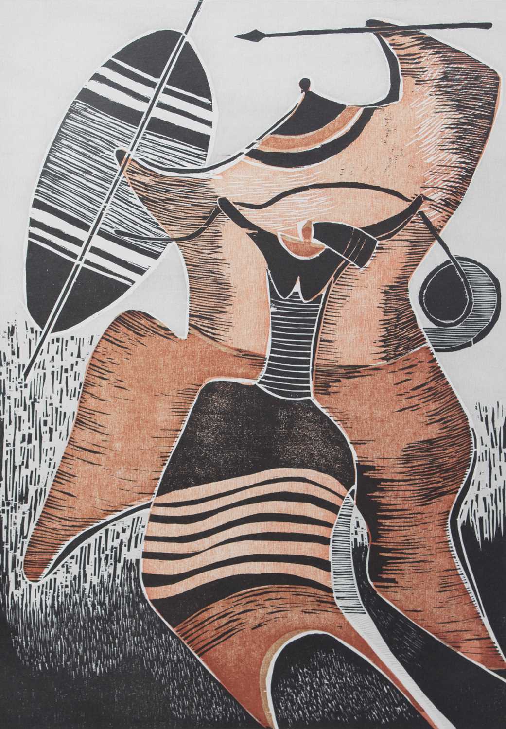 Lot 19 - Lucky  Sibiya  (South Africa 1942-1999)