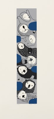 Lot 65 - Hannamari Matikainen,b.1976 Finland,Otters