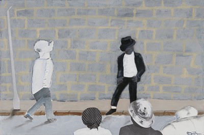 Lot 73 - Sam; Robert Nhlengethwa; Hodgins (South Africa 1920-2010)