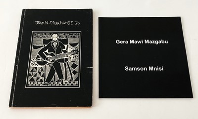 Lot 74 - Crump, Alan. John Muafangejo Second Guest Artist Award 1988