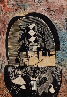 Lot 104 - Lucky Sibiya (South Africa 1942-1999)