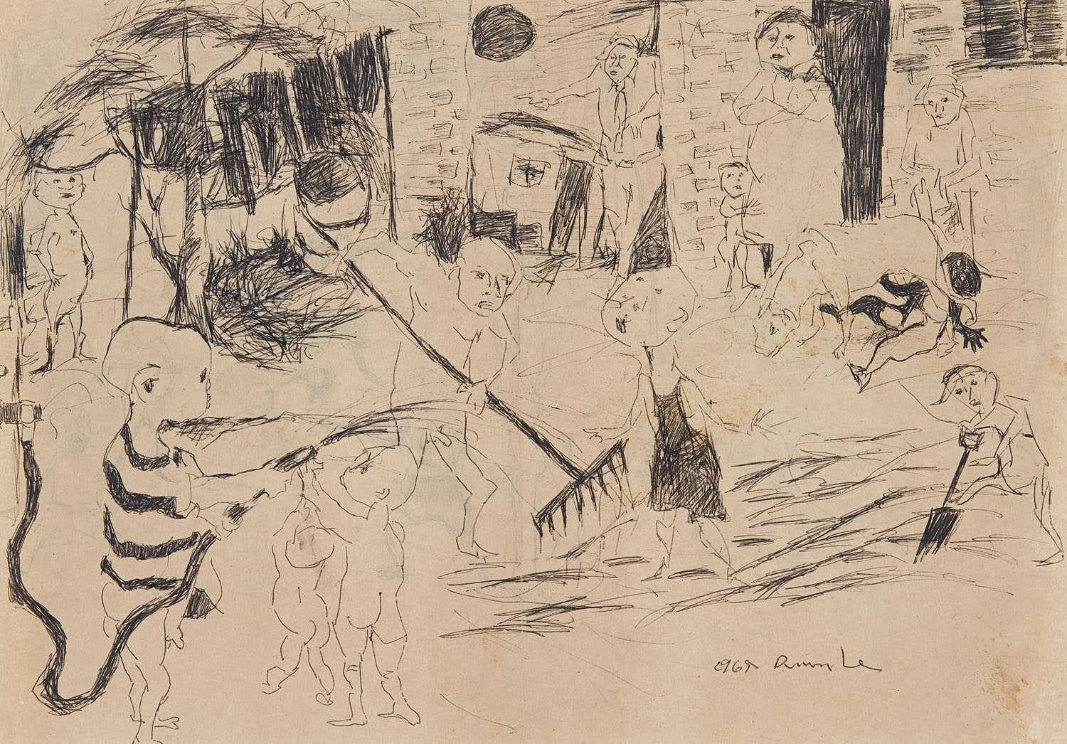 Lot 109 - Dumile Feni (South Africa 1942-1991)