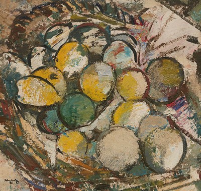 Lot 110 - Jean Welz, Still life with lemons