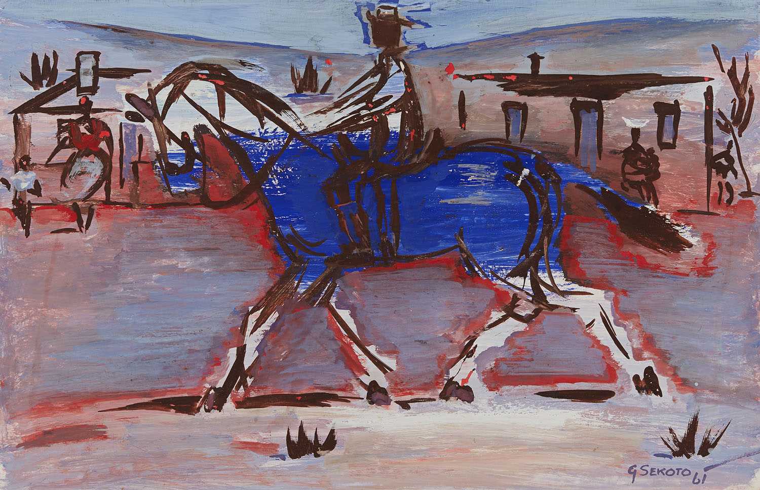 Lot 63 - Gerard Sekoto (South Africa 1913-1993)