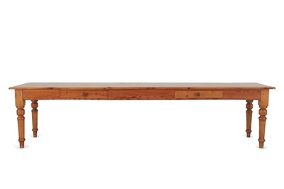 Lot 90 - the rectangular plank top above two frieze...