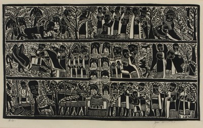 Lot 153 - Azaria Mbatha (South Africa 1941-2018)
