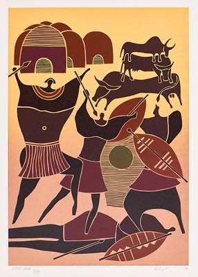 Lot 40 - Lucky Sibiya (South Africa 1942-1999)