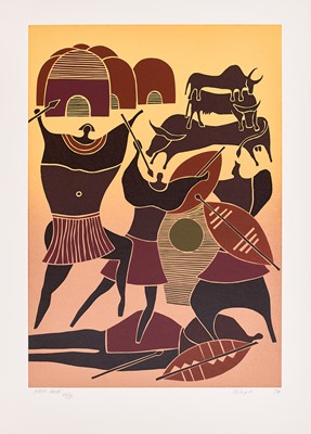Lot 40 - Lucky Sibiya (South Africa 1942-1999)