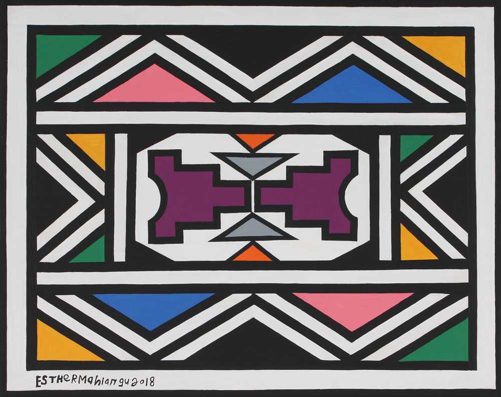 Lot 67 - Esther Mahlangu (South Africa 1935-)