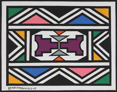 Lot 67 - Esther Mahlangu (South Africa 1935-)