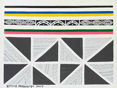 Lot 68 - Esther Mahlangu (South Africa 1935-)