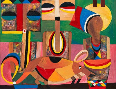 Lot 150 - Speelamn Mahlangu (South Africa 1958-2004)