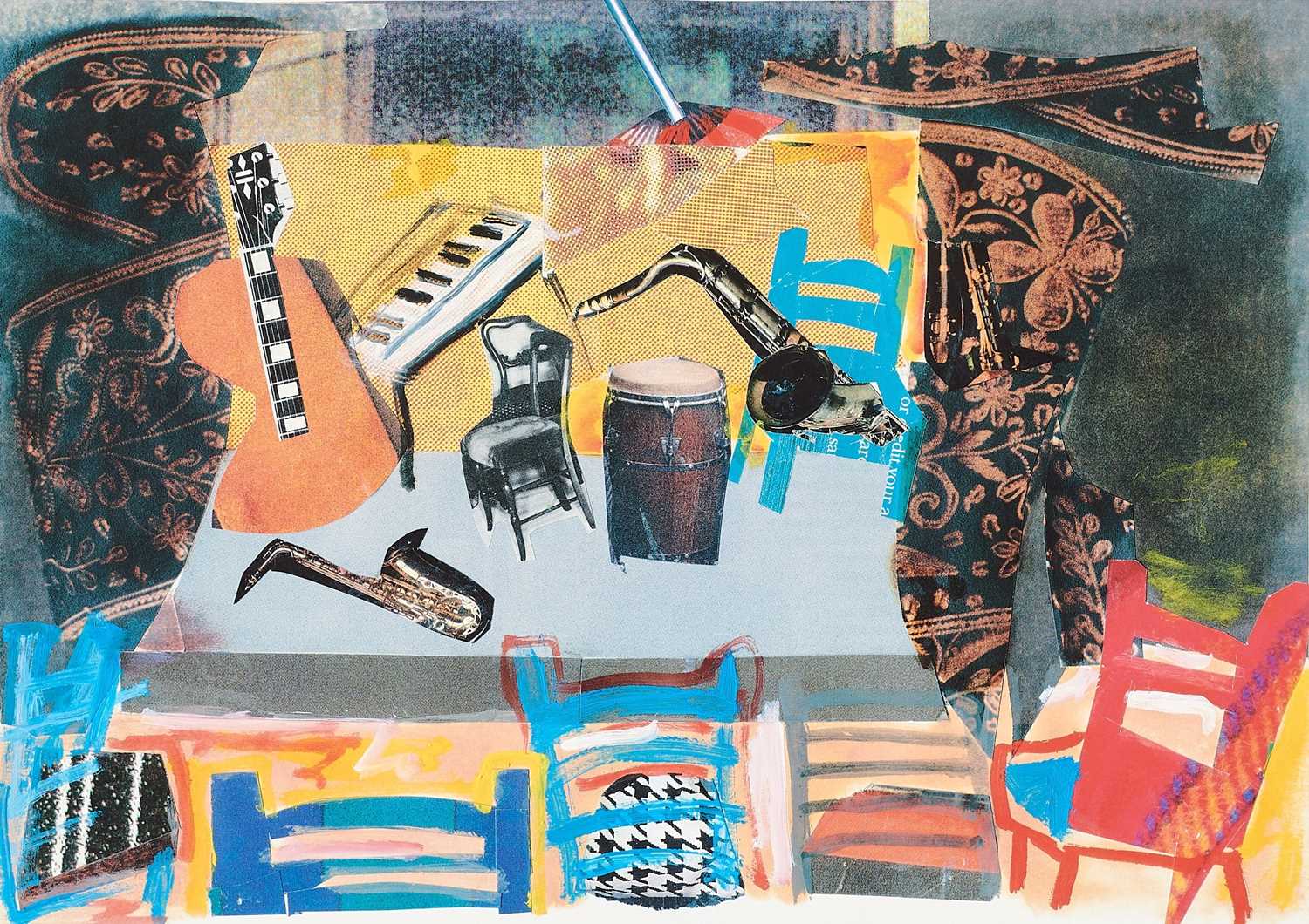 Lot 45 - Sam Nhlengethwa (South Africa 1955-)