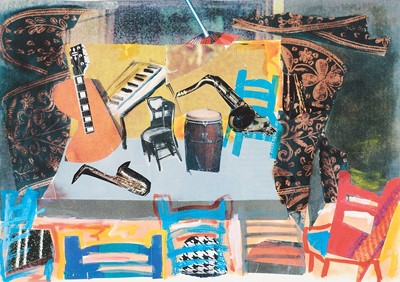 Lot 45 - Sam Nhlengethwa (South Africa 1955-)