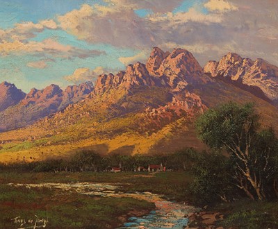 Lot 21 - Tinus De Jongh  (South Africa 1885-1942)