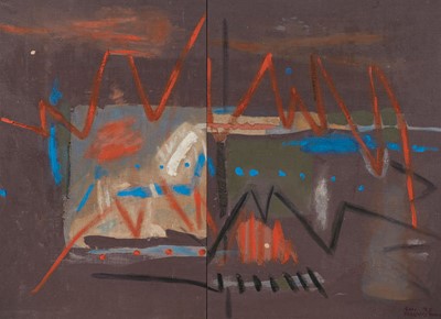 Lot 99 - Sam Nhlengethwa (South Africa 1955-)