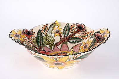 Lot 38 - Ardmore Ceramic Studio,Giraffe and foliage bowl
