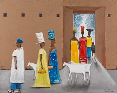 Lot 44 - Sam Nhlengethwa (South Africa 1955-)