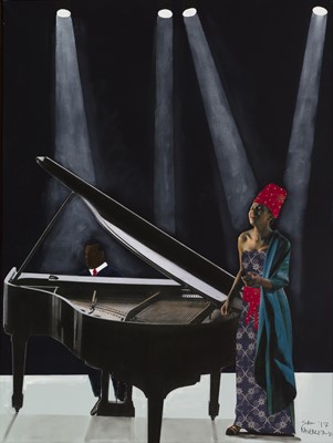 Lot 49 - Sam Nhlengethwa (South Africa 1955-)