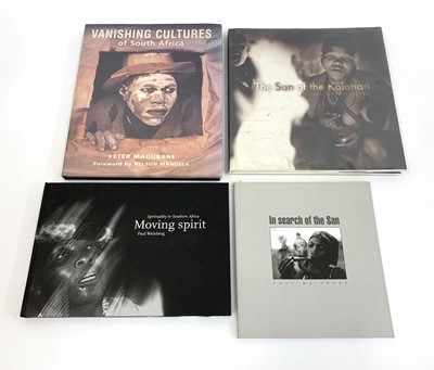 Lot 28 - , 'The San of the Kalahari' by Jurgen Schadeberg, and three others