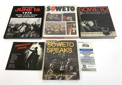Lot 46 - , 'June 16 1976: Never, Never Again. 20th Anniversary' by Peter Magubane, and four other