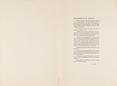 Lot 80 - Walter Battiss, Fragments of Africa