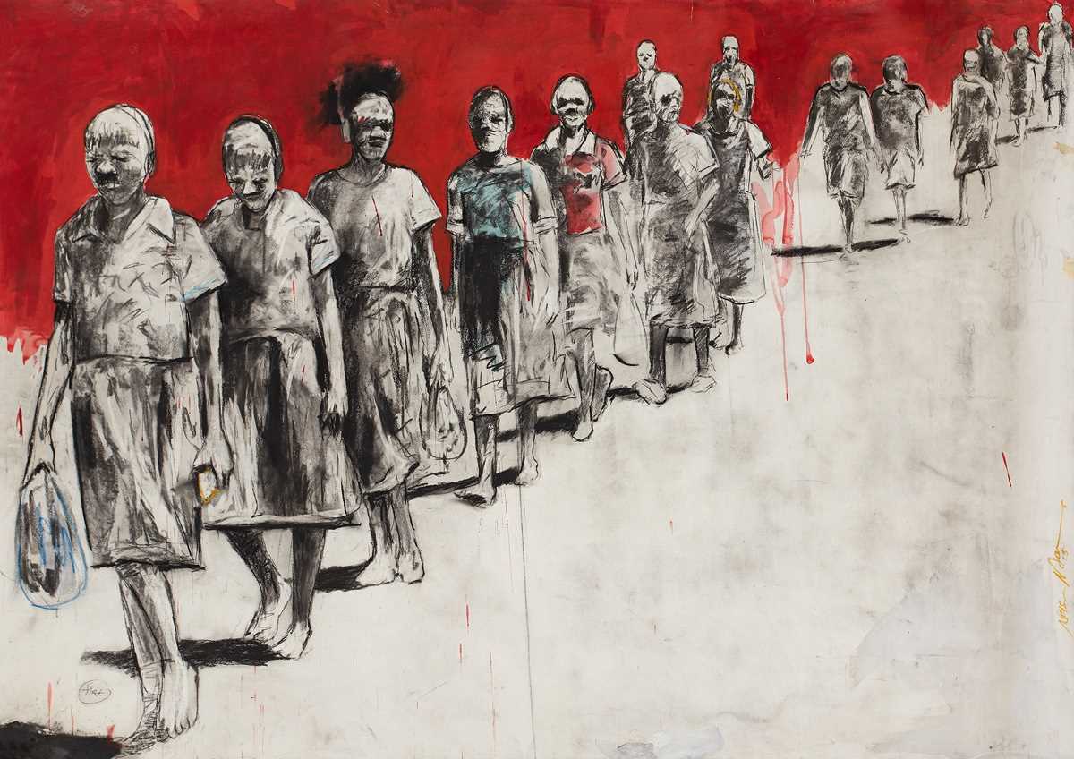 Lot 21 - Nelson Makamo (South Africa 1982-)