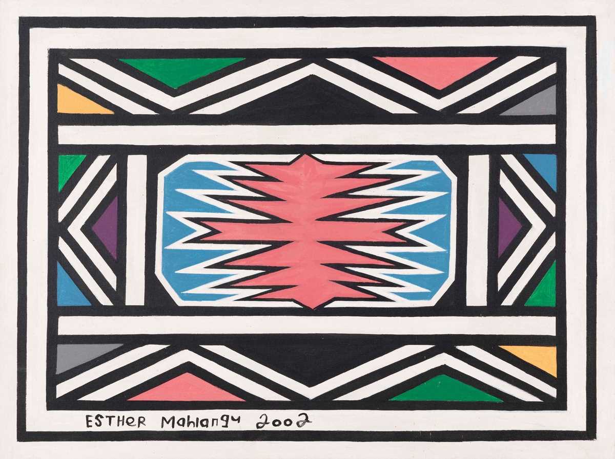 Lot 58 - Esther Mahlangu (South Africa 1935-)