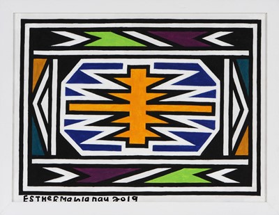 Lot 97 - Esther Mahlangu (South Africa 1935-)