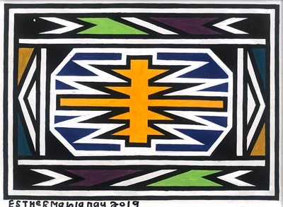 Lot 97 - Esther Mahlangu (South Africa 1935-)
