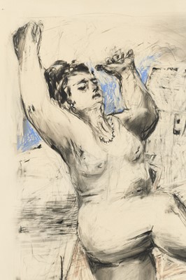 Lot 56 - William Kentridge|b.1955 South Africa|Drawing from Sobriety, Obesity and Growing Old (Mrs Eckstein, preparing for the day)