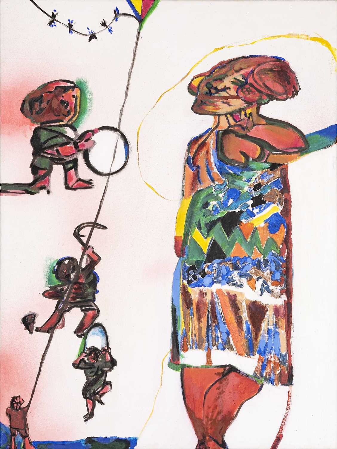 Lot 55 - Robert Hodgins|South African 1920–2010|Songs my mother taught me