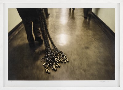 Lot 51 - Mikhael Subotzky|b.1981 South Africa|Shackles, Pollsmoor Maximum Security Prison (from Die Vier Hoeke series)
