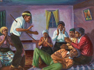 Lot 44 - George Pemba|South African 1912–2001|Xhosa Traditional dancers I