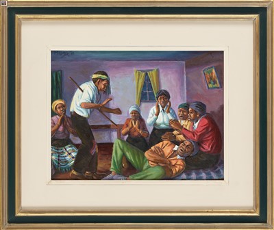 Lot 44 - George Pemba|South African 1912–2001|Xhosa Traditional dancers I