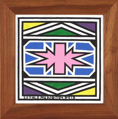 Lot 38 - Esther Mahlangu (South Africa 1935-)