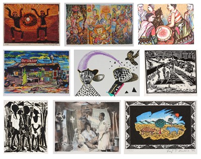 Lot 208 - Bongi Bhengu; Willie Bester; Sthembiso Sibisi; Helen Sebidi and others