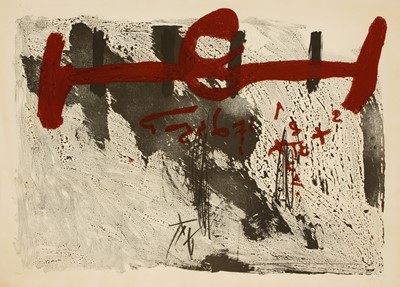 Lot 55 - Antoni  Tàpies (Spain 1923-2012)
