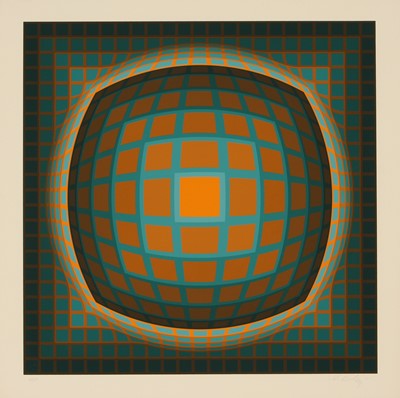 Lot 76 - Victor  Vasarely (Hungarian-French 1907-1997)