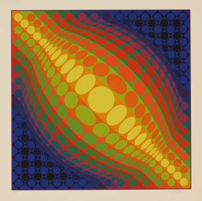 Lot 72 - Victor  Vasarely (Hungarian-French 1907-1997)