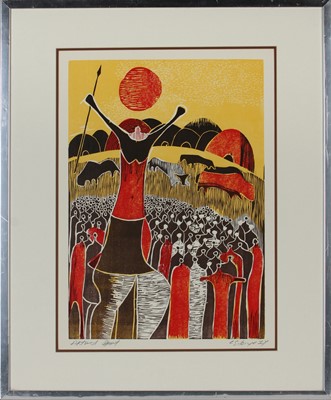 Lot 255 - Lucky Sibiya (South Africa 1942-1999)