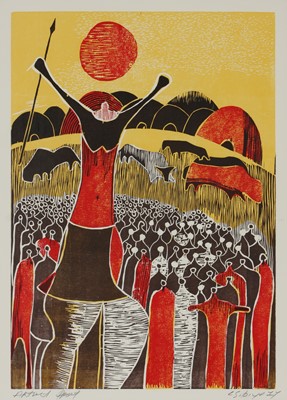 Lot 255 - Lucky Sibiya (South Africa 1942-1999)