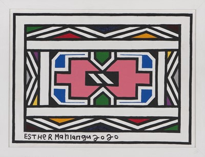 Lot 15 - Esther Mahlangu (South Africa 1935-)