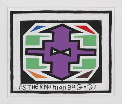 Lot 8 - Esther Mahlangu (South Africa 1935-)