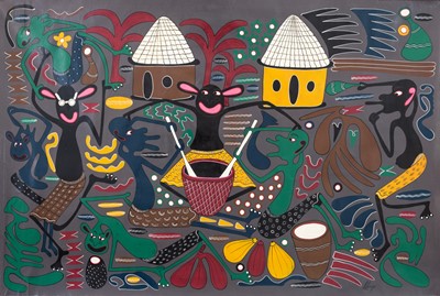 Lot 20 - George Lilanga (Tanzania 1934-2005)