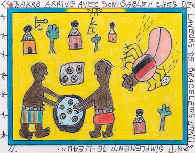 Lot 88 - Frédéric Bruly Bouabré (Ivory Coast 1923-2014)