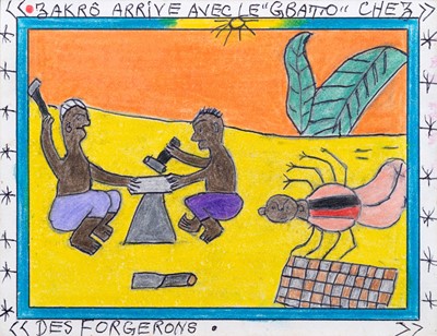 Lot 88 - Frédéric Bruly Bouabré (Ivory Coast 1923-2014)